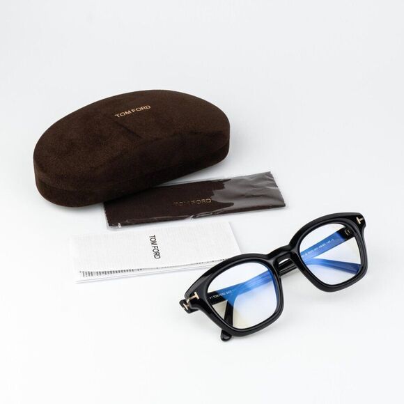Tom Ford Woman Eyeglasses Black Blue Light Block FT5961-B 001 NEW AUTHENTIC main image 11